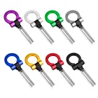 Буксировочный крючок, алюминиевая дорожка для гоночного переднего бампера, автомобильного прицепа, кольцевой буксировочный комплект для Mazda CX5 RX8