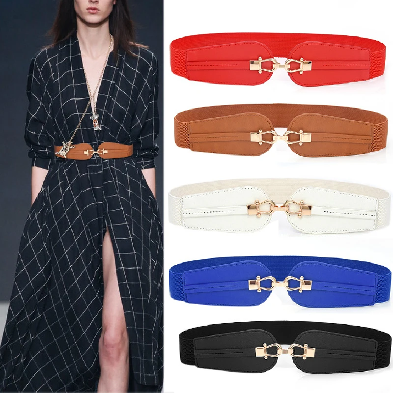 elastic wide waist belt