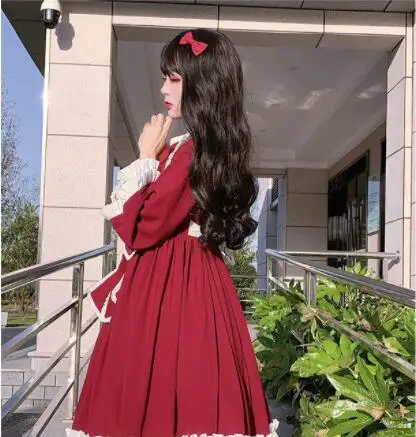 

Mothybot Doll Hall Long Sleeve Dress Lolita Full Set Princess Ruffle Autumn And Winter Models