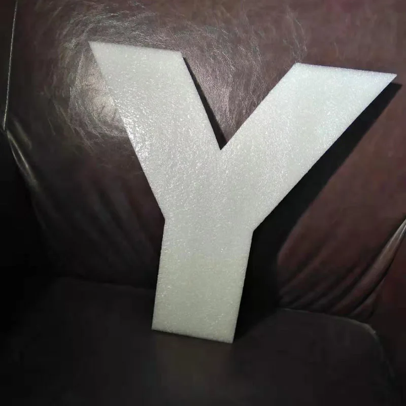 Пенопластовые буквы белая губка Φ 26 букв алфавита имя комбинированное украшение