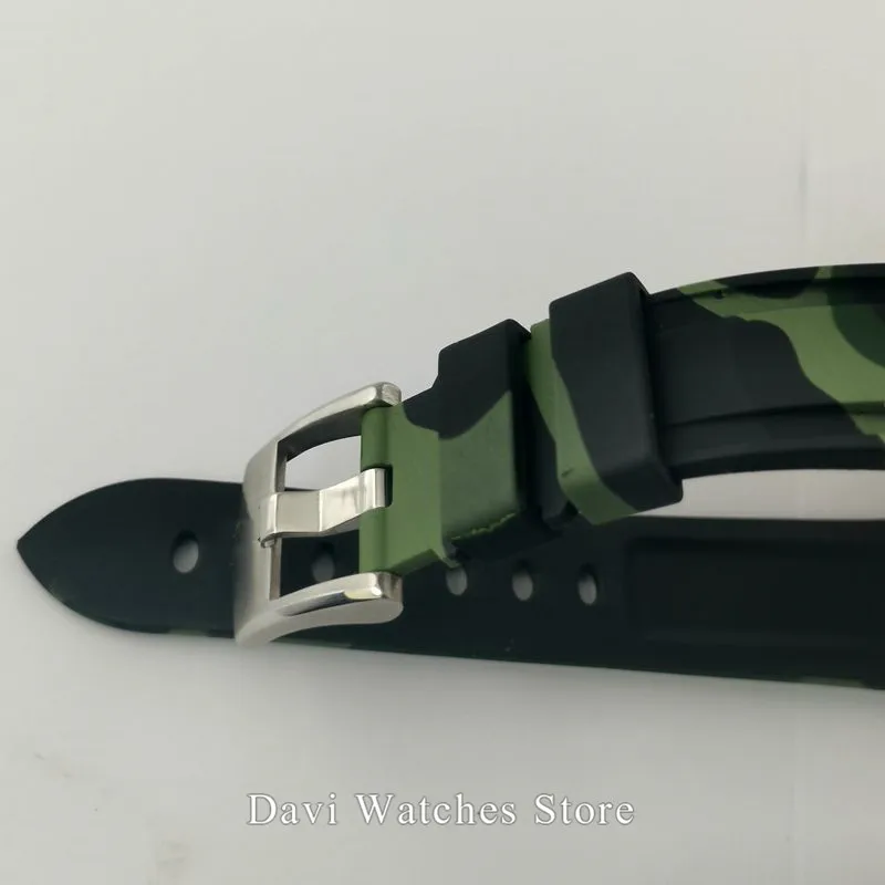 Мужские часы Bliger 40 мм GMT светящийся водонепроницаемый резиновый ремешок