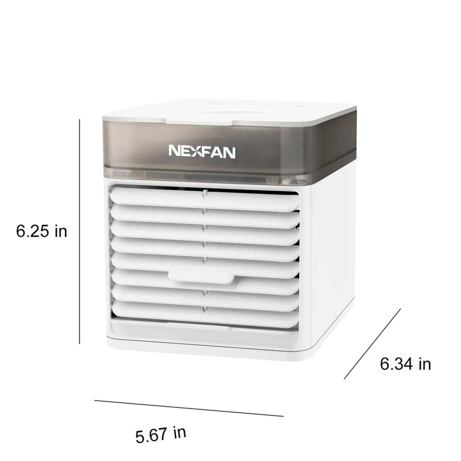 

NEXFAN Portable Air Cooler LED Light USB Desk Fan 3 Speed USB Air Conditioner Multifunctional Desktop Cooling Fan