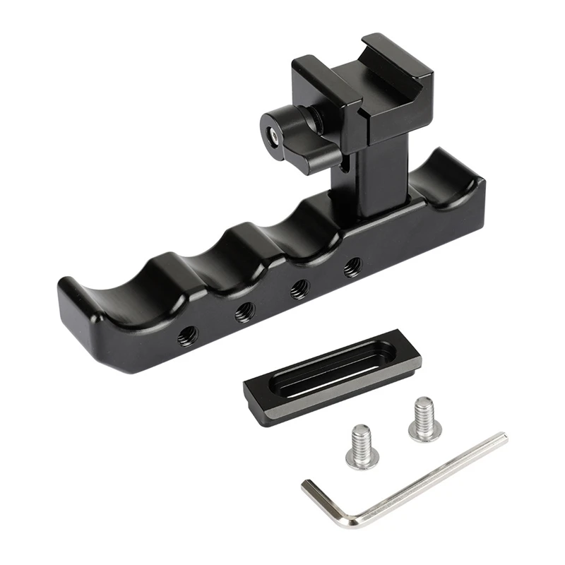 

Quick Release NATO Top Cheese Handle with NATO Safety Rail for DSLR Camera Cage Rig
