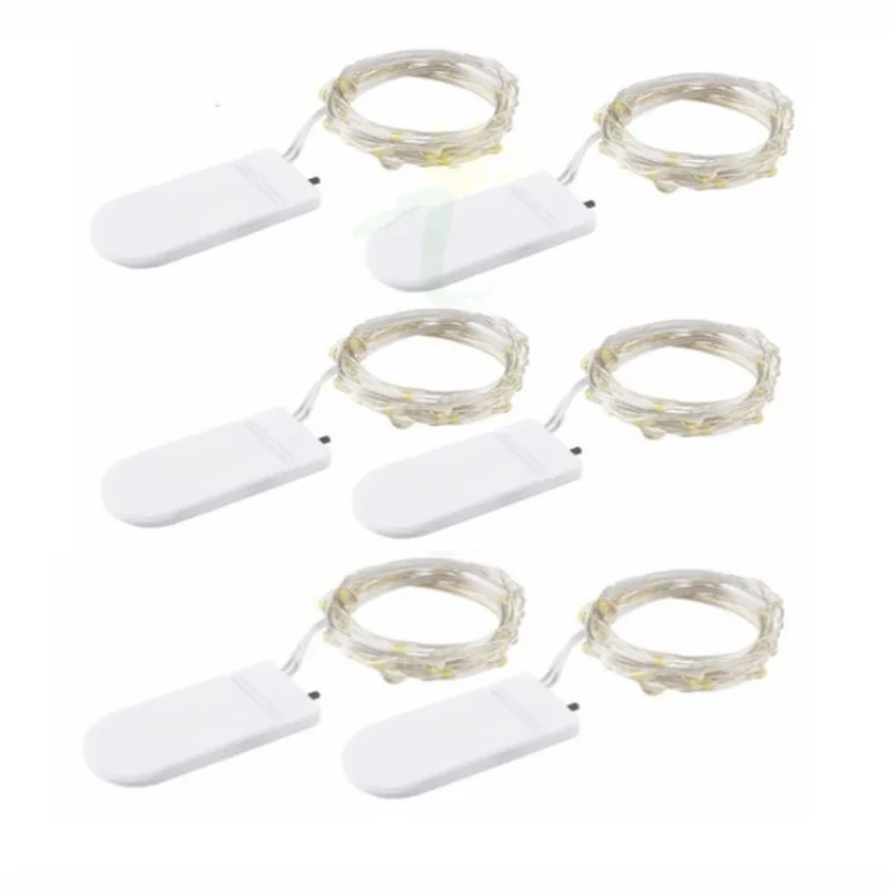 Гирлянда светодиодная с медным проводом 2 м 20 светодиодов 6