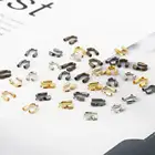 Проволочные протекторы 100 шт. 4x4 мм, проволочные протекторы, протекторы, петли, застежки для самостоятельного изготовления ювелирных изделий