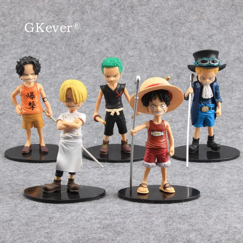 Игрушечные фигурки Luffy Nami Robin Zoro Sanji Chopper Usopp Brook Franky Pirates ПВХ модель подарок для