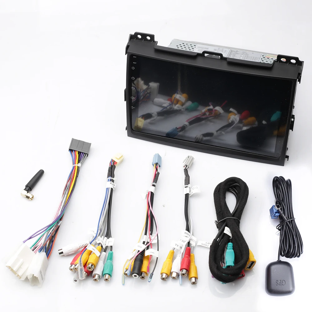 Автомагнитола Isudar 1 Din Android 10 DVD для Toyota/Prado 120 2004 2009 Автомобильный мультимедийный
