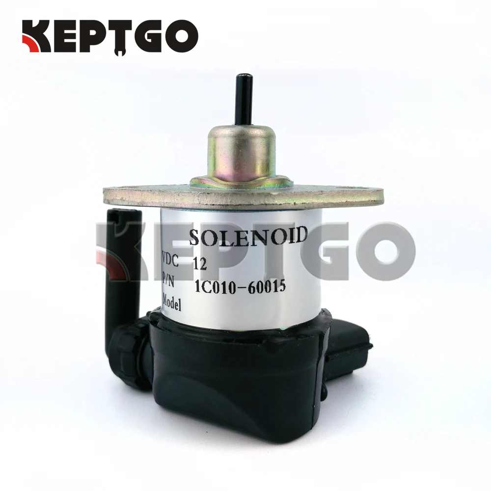 Соленоид отключения подачи топлива 12 В для двигателя Kubota V3300/V3600 +/V2203/V1505 1C010 60015 60017