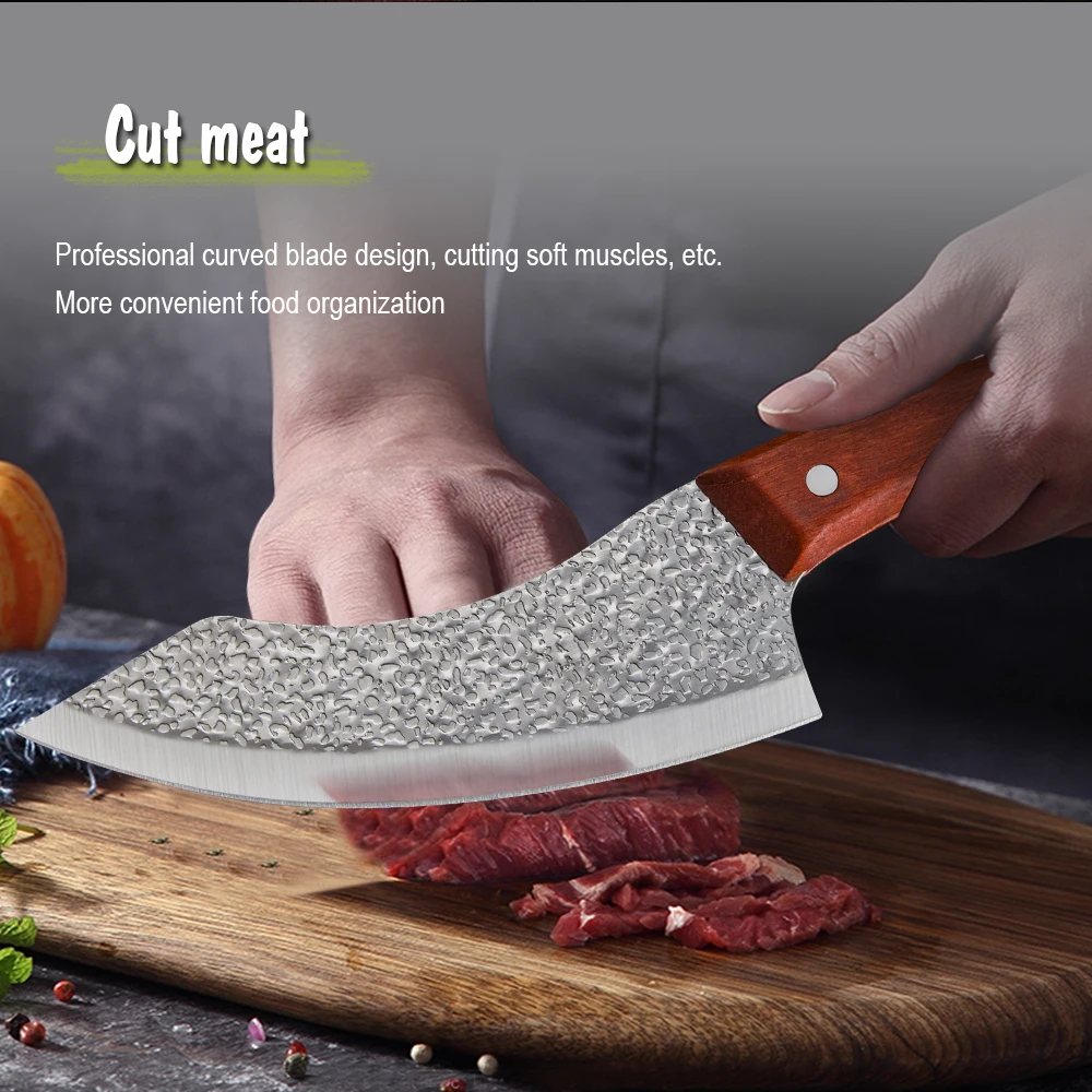 Нож шеф-повара ручной работы из нержавеющей стали 6 дюймов | Дом и сад