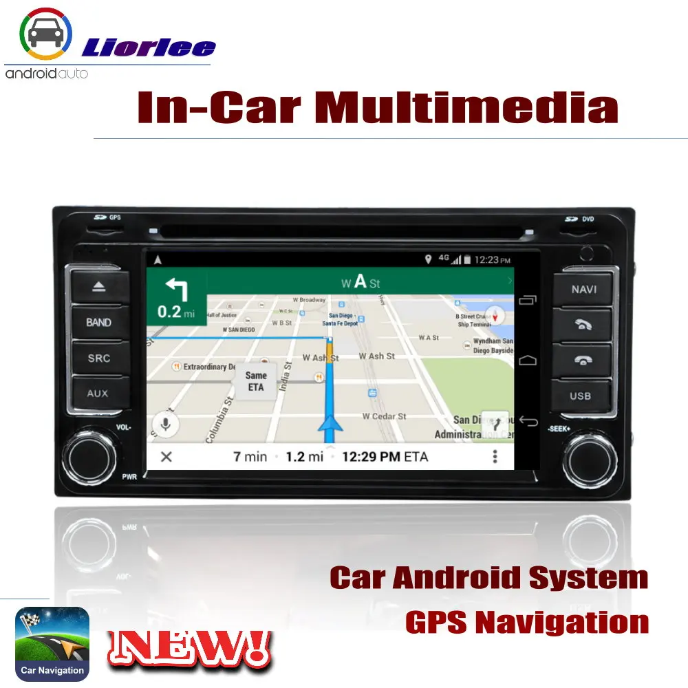 Авто GPS навигации для Toyota 4runner/SW4/Hilux Surf 2002 2009 Автомобильный мультимедийный плеер