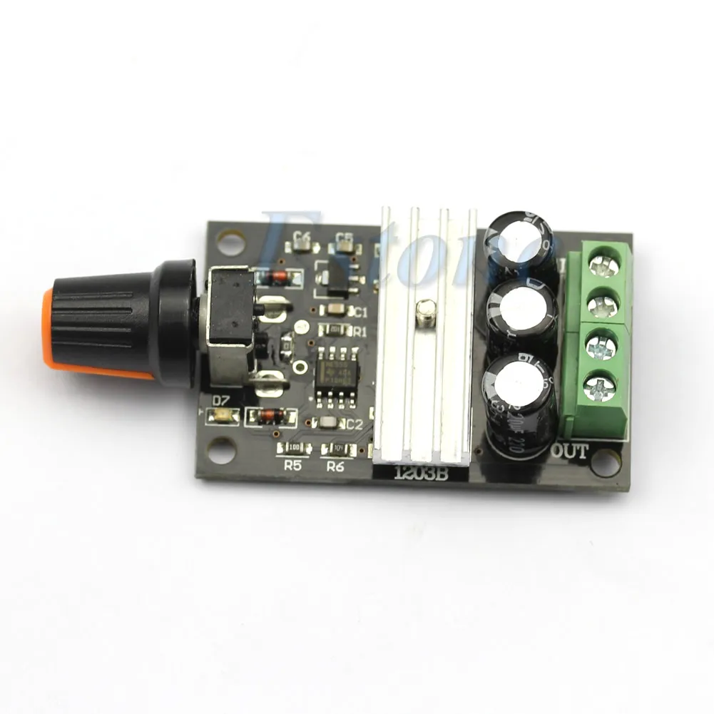 

Top Quality DC 6V 12V 24V 28V 3A PWM Motor Speed Control Switch Controller E56B