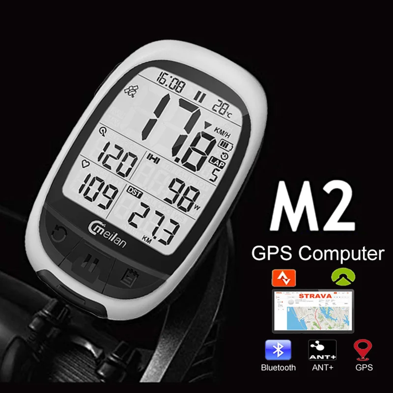 Meilan gps ядро беспроводной Велосипедный компьютер M2 велосипедный компьютер+ C5 монитор сердечного ритма
