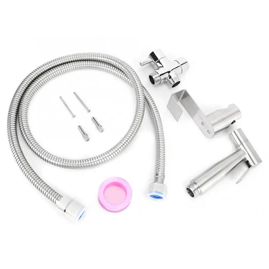 Комплект для биде из нержавеющей стали ручной распылитель унитаза G1/2 дюйма