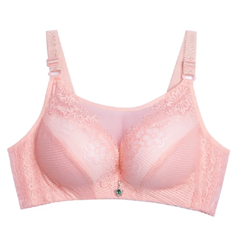 

1833 No Steel Ring Tube Top Lace Small Breast Girl Comfortable Underwear Sexy Adjustable Gather Large Size Bra Wholesale