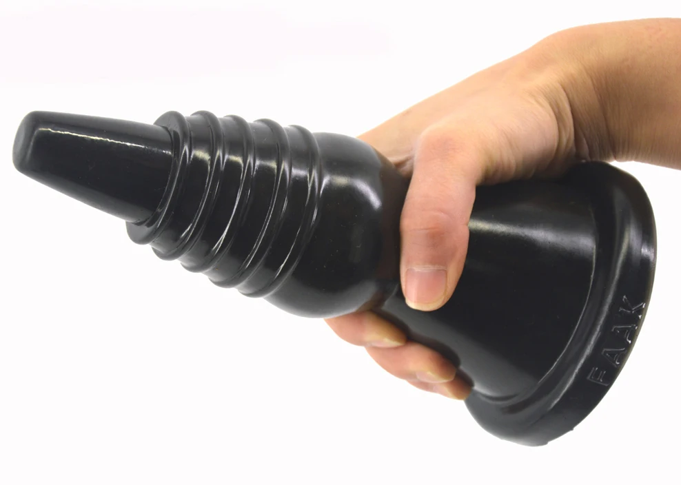 Большая Анальная пробка с резьбовой головкой большой фаллоимитатор треугольная
