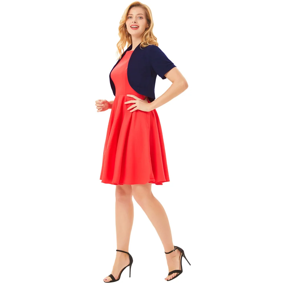 Belle Poque, женский жакет,, короткий рукав, черный БОЛЕРО, болеро, Casaco Feminino, тонкий, для женщин, открытый шов, женские пальто, верхняя одежда