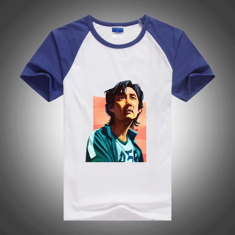 Мужские новые футболки с коротким рукавом и шортами Seong Gi-hun 456 2022 летние модные