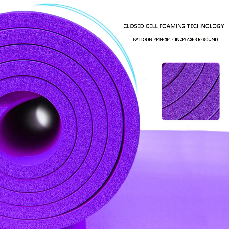 

1830 * 610 * 8mm/ mat yoga / fitness mat / yoga for sport exercise/Non-slip Material suitable beginners training Pilates fitness