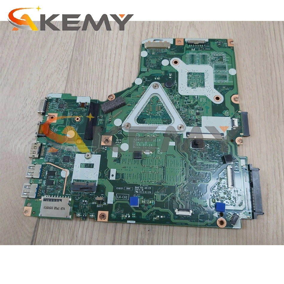 

A4WAS LA-C611P FOR Acer Aspire E5-474G E5-474 P248 laptop motherboard with i3-6100u 100% fully tested NBG49110016