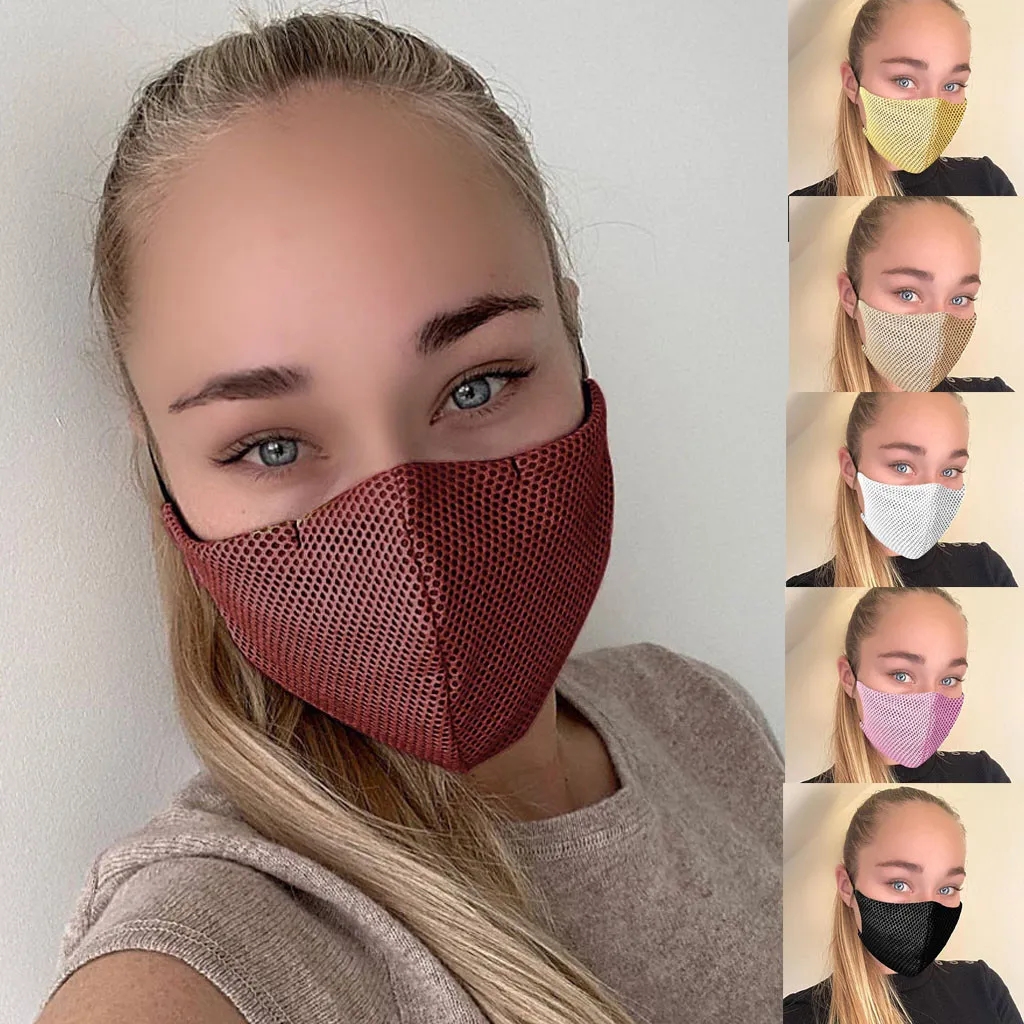 1 шт. 3D моющаяся Маскировочная хлопковая крышка многоразовая для женщин