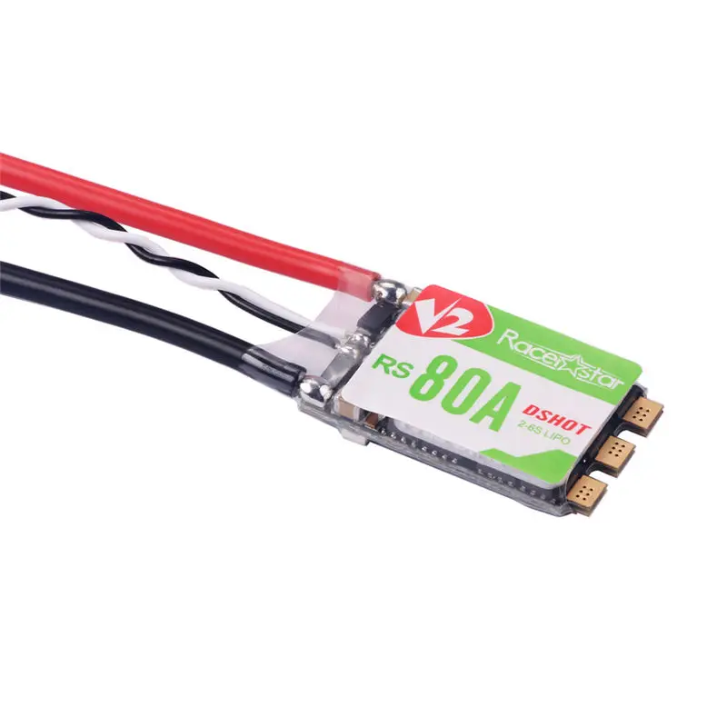 Racerstar RS80A V2 80A blheli _ S BB2 2-6S DShot600 готовый бесщеточный ESC встроенный светодиодный RGB