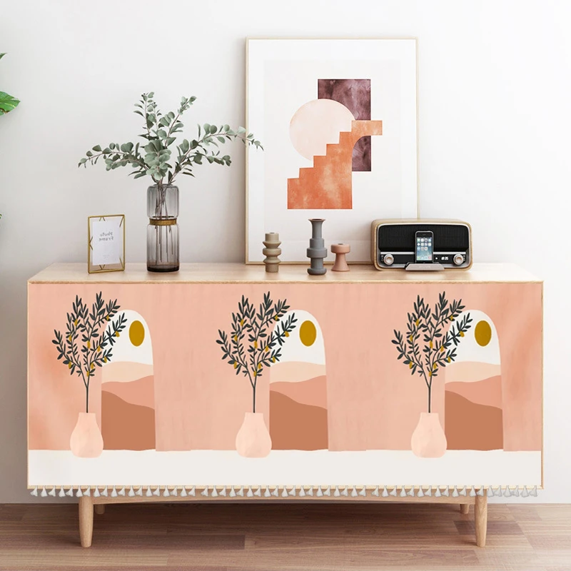 Короткая занавеска для шкафа полузанавеска с декоративной перегородкой кафе