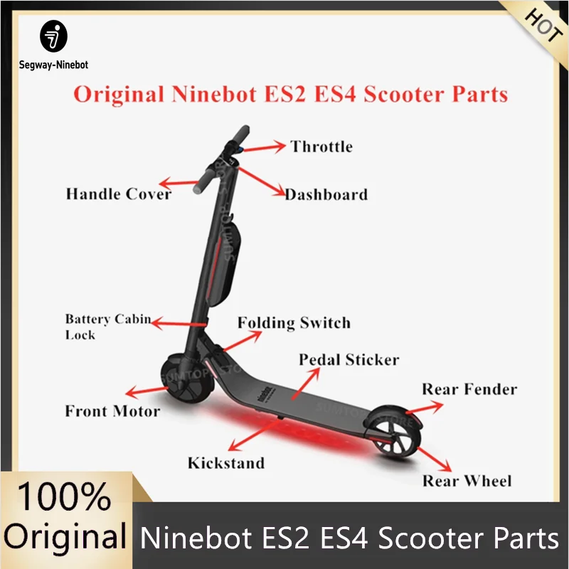 Оригинальный контроллер для приборной панели Ninebot ES2 ES4 заднее колесо крыло вилка