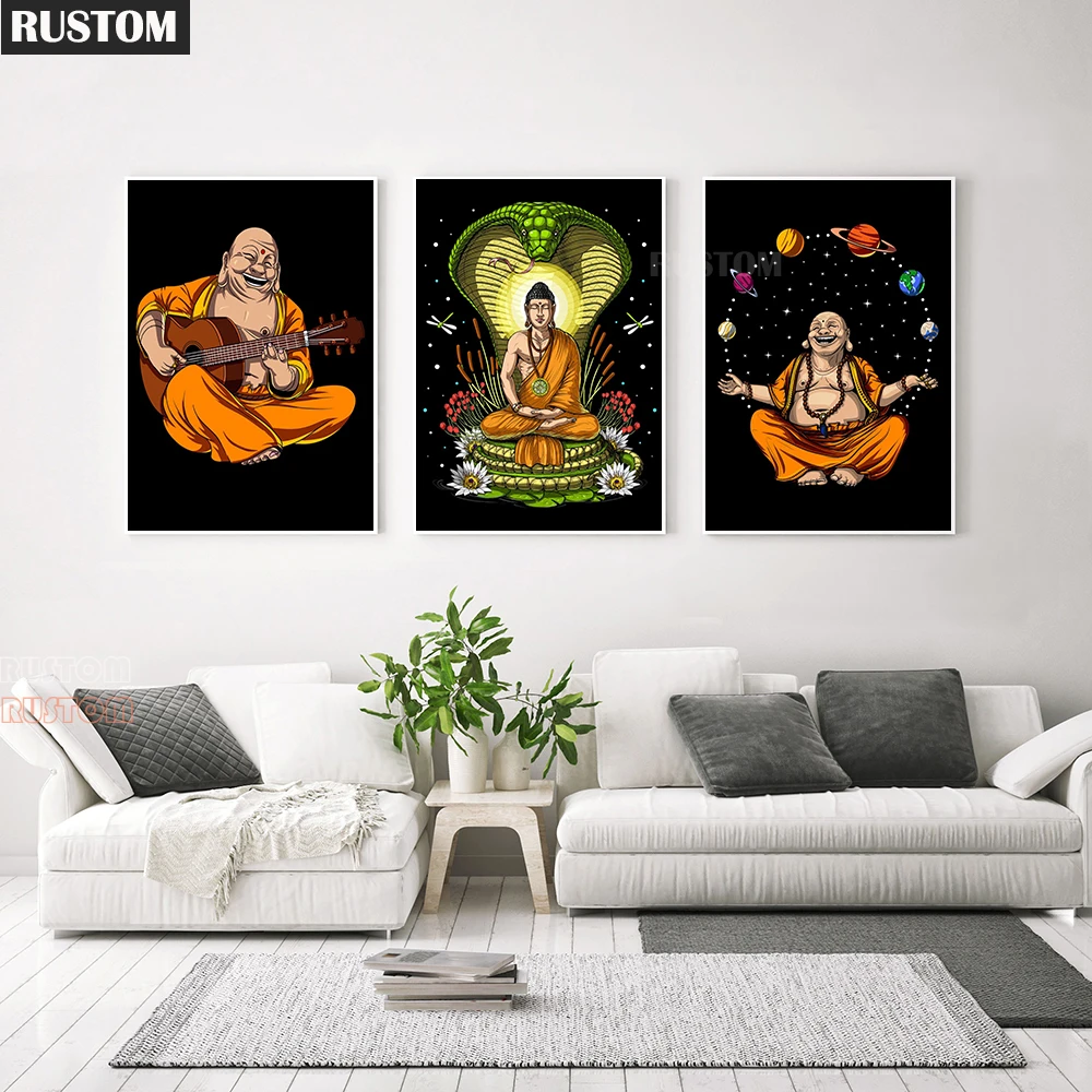 

Buddha Guitar Cobra Meditation 5D Diomand Painting Buddha Statue Space Jongleur Painting Of Rhinestone Home Decor Rustom