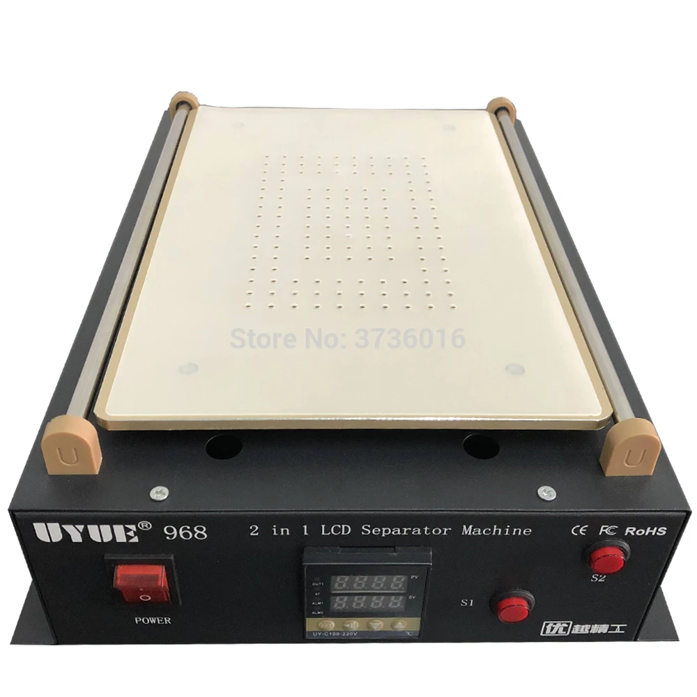 

UYUE 968 14 inch Lcd Separator Built In Pump For Digitizer Screen Heating separating Front Glass Panel By Steel Wire