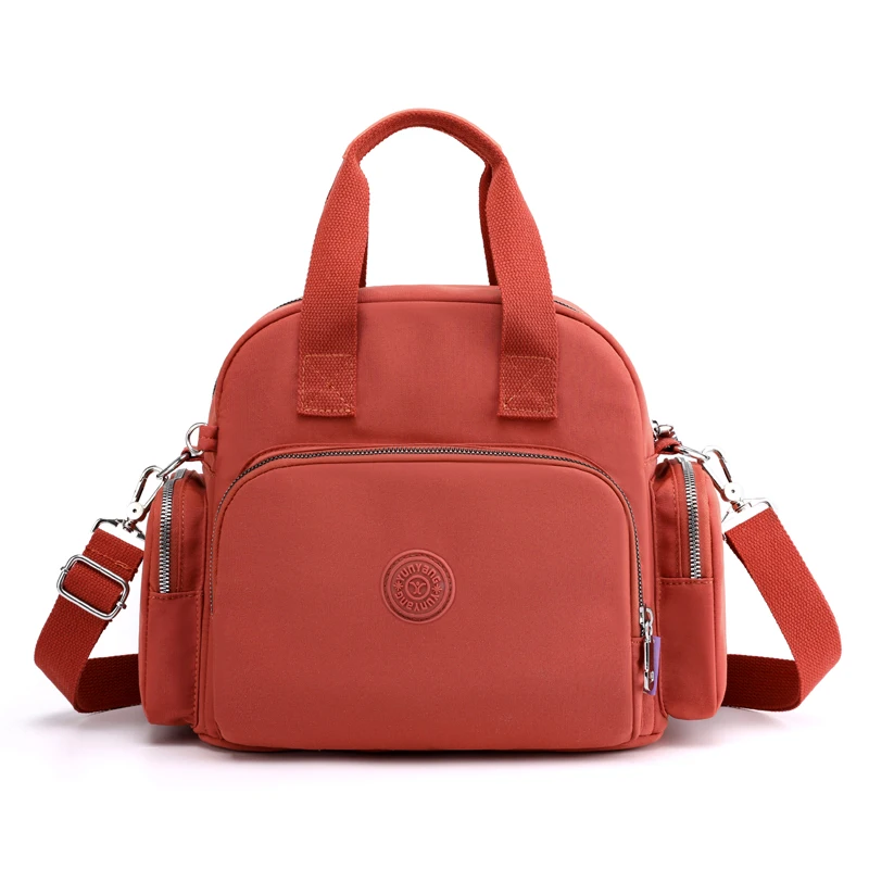 

Hot Sale New 2021 Ladies Handbags Multifunction Messenger Bag High Quality Female Nylon CrossBody Bags Double Shoulder Bag