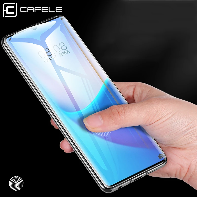 Закаленное стекло Cafele с полным покрытием для Huawei P40/P30/P20 pro прозрачная защитная