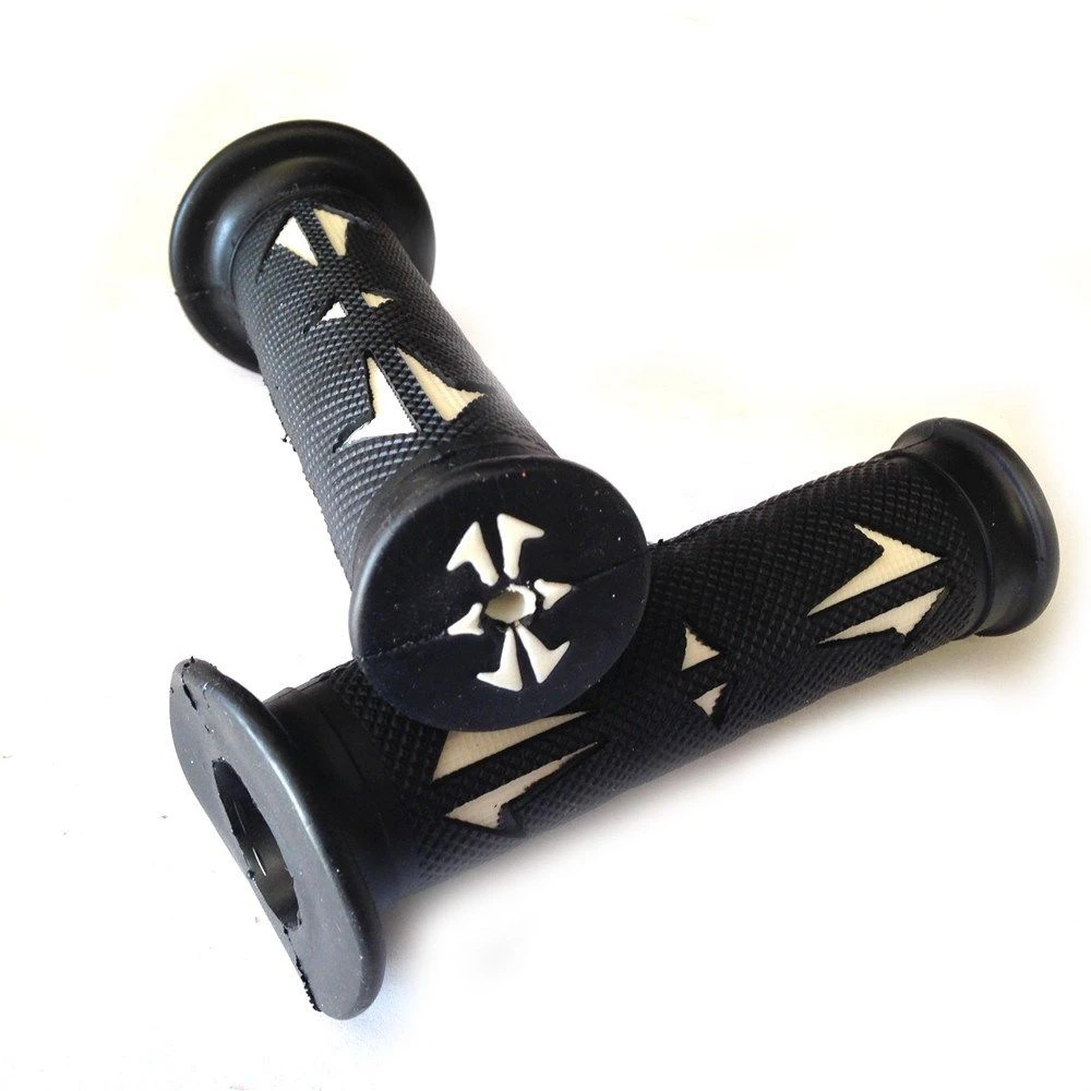 Universal 22mm 7/8&quot ATV Dirt Bike Hand Grips Handlebar For Honda Kawasaki Suzuki aftermarket free shipping motorcycle parts gray |