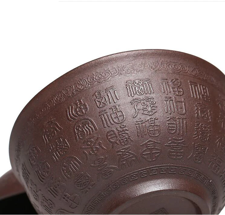 Чайная чашка YIXING ZISHA Gaiwan чайная из фиолетовой глины кунг фу зеленый чай Da Hong Pao