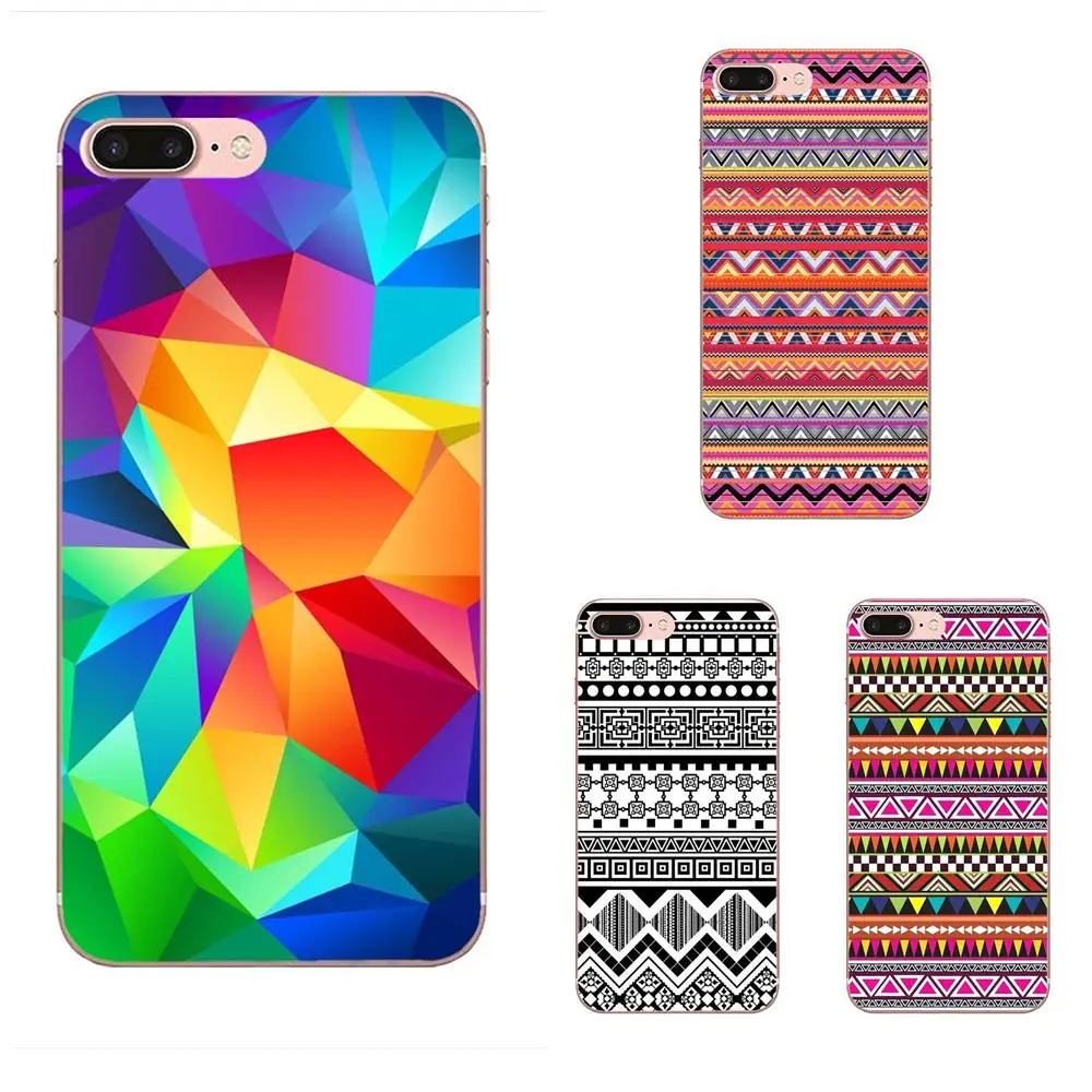 В виде геометрических фигур арт Треугольники Этнический Ацтеки в этническом