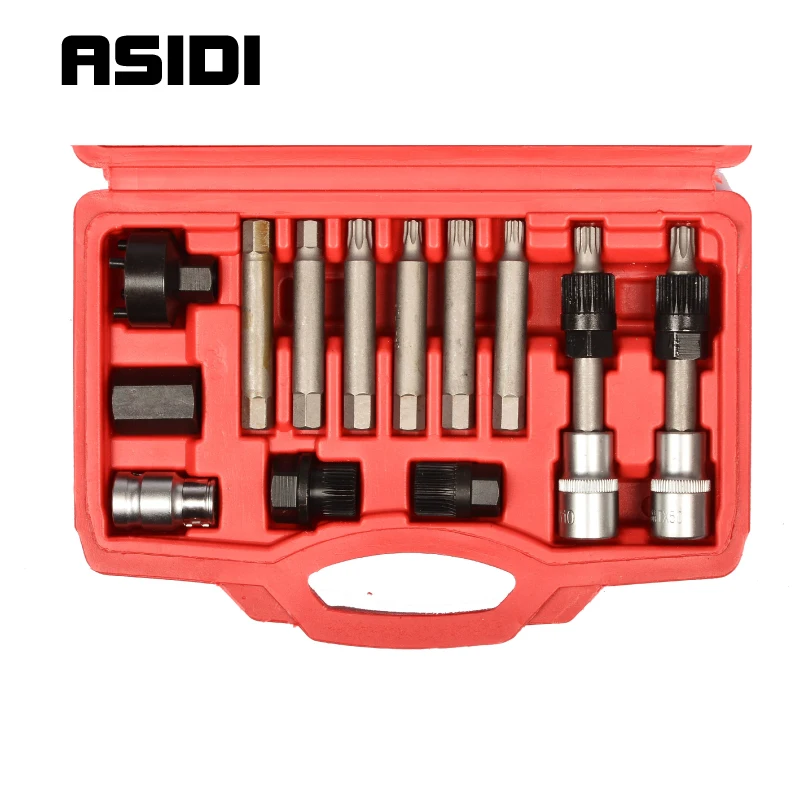 13 шт. шкив генератора набор инструментов для ремонта авто |