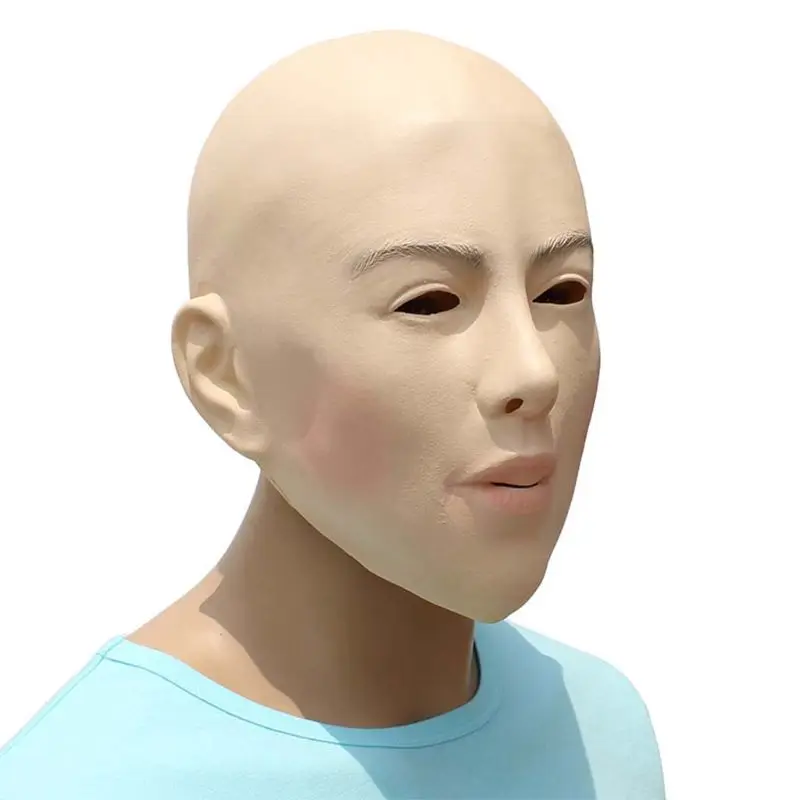 

Halloween Party Cosplay Headgear Horror Bald Vampire Female Ghost Latex Mask BX0D