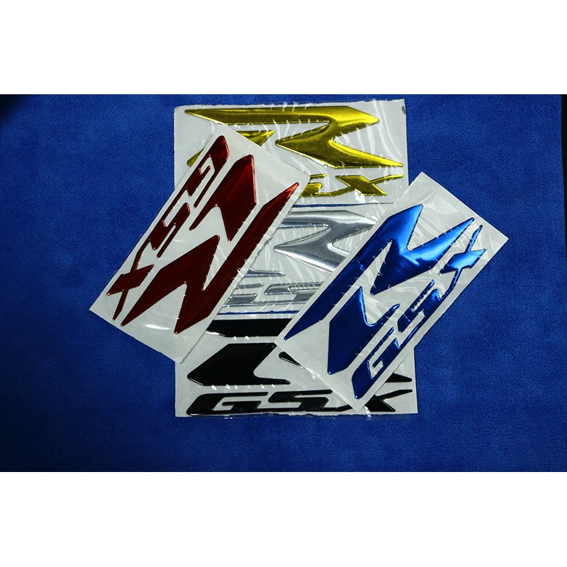 

Motorcycle Motorcross Emblem 3D Fender Tank Logo Decal Sticker For Suzuki GSXR 600 750 1000 Stickers on Motorcycle Decals Parts