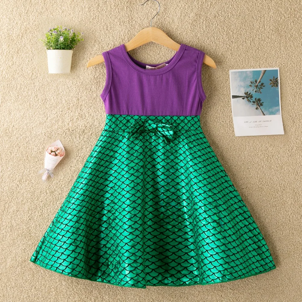 Одежда для девочек Платье принцессы костюмированной вечеринки Белль Маус Платья