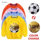 Детская верхняя одежда с капюшоном и блестками для мальчиков; Детские свитшоты; Повседневные толстовки с длинными рукавами для маленьких мальчиков; Одежда для малышей; От 3 до 12 лет