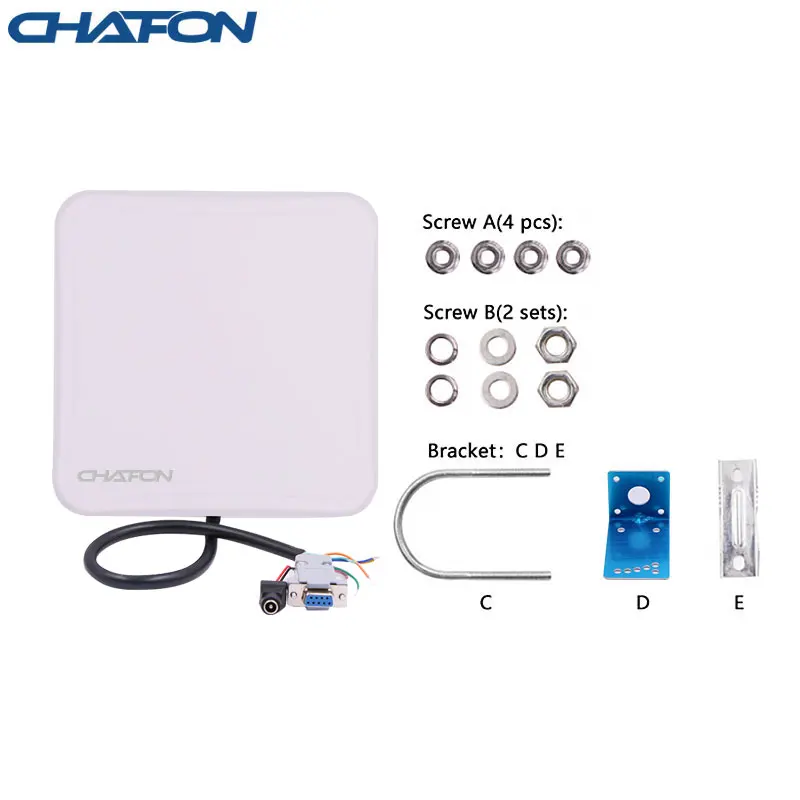 Встроенный считыватель CHAFON 6m uhf rfid 6 дБи антенна rs485 RS232 WG26 интерфейс для