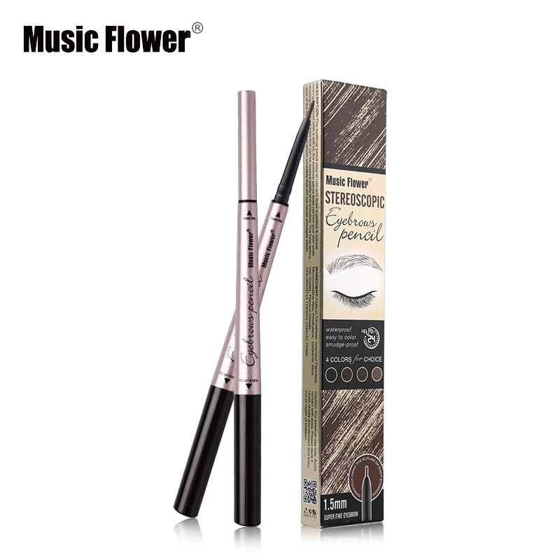 Music Flower макияж двухконфорочная вафельница для стерео карандаш бровей стойкий