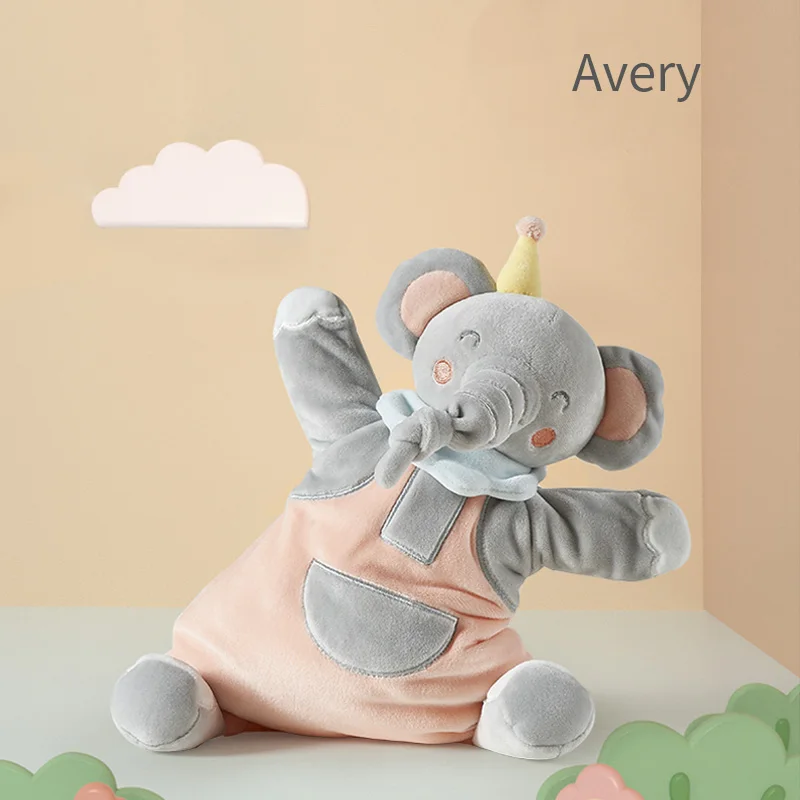 Avery BabyGo детское успокаивающее полотенце, мягкая плюшевая комфортная игрушка, спящий артефакт, животное, медведь, слон, комфортная Детская кукла, игрушка - Цвет: Avery