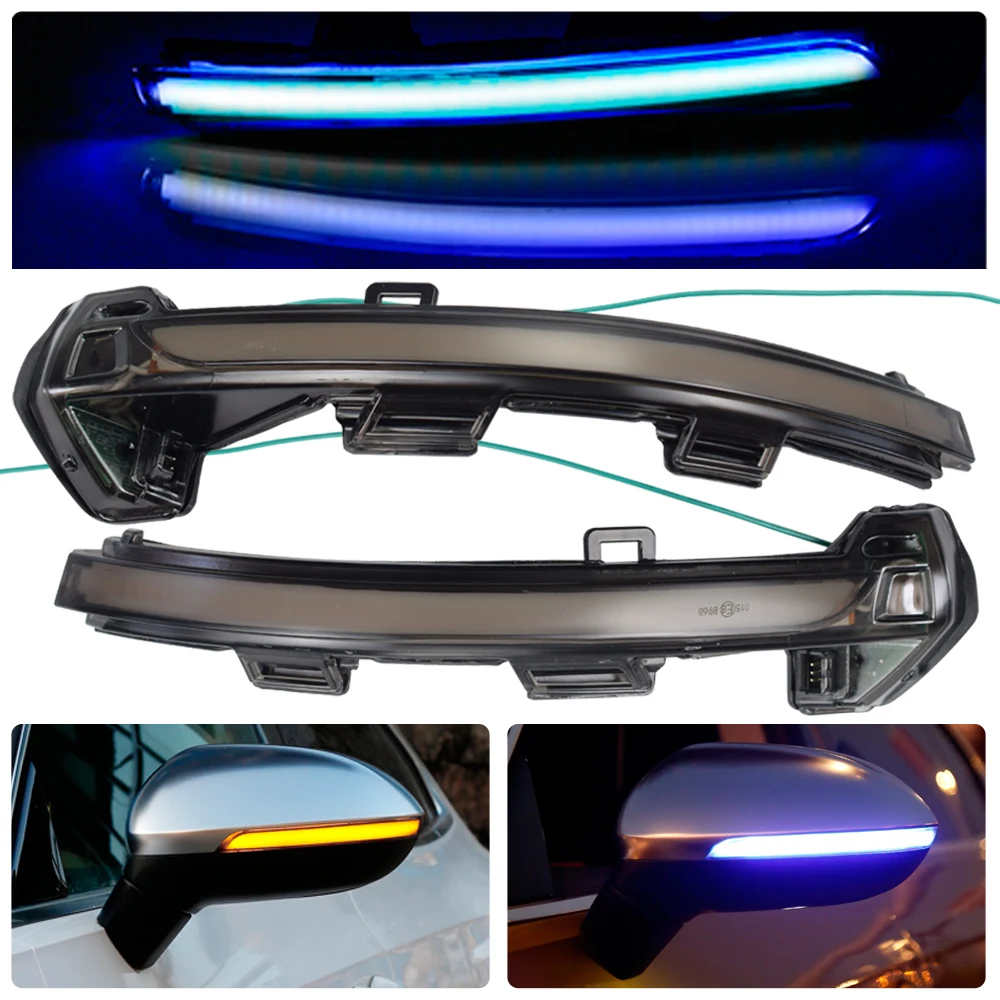 

LED Side Wing Dynamic Turn Signal Light Blinker Startup Breath Light For Volkswagen VW Passat B8 2015-2020 For Arteon 2016-2017