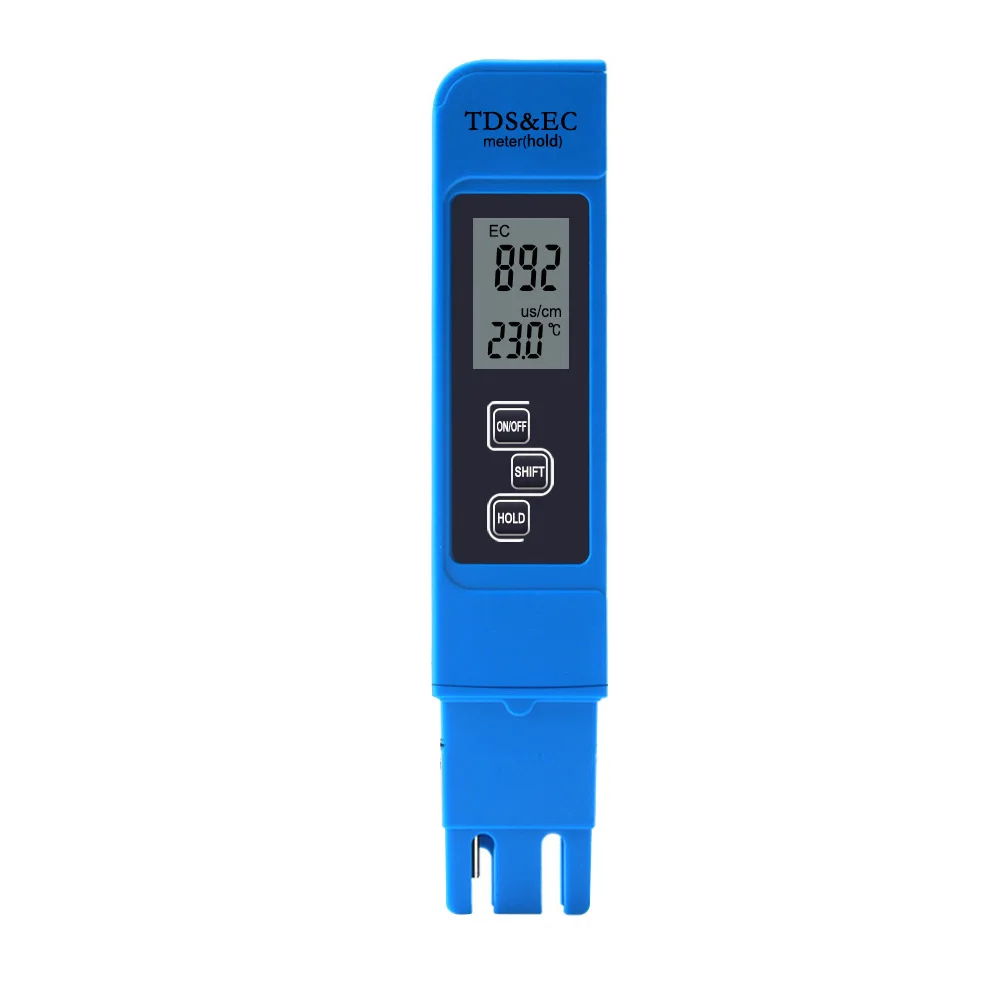 3 в 1 TDS/EC/Temp метр 0-9999 цифровой ЖК-дисплей тестирование воды ручка очистки фильтр