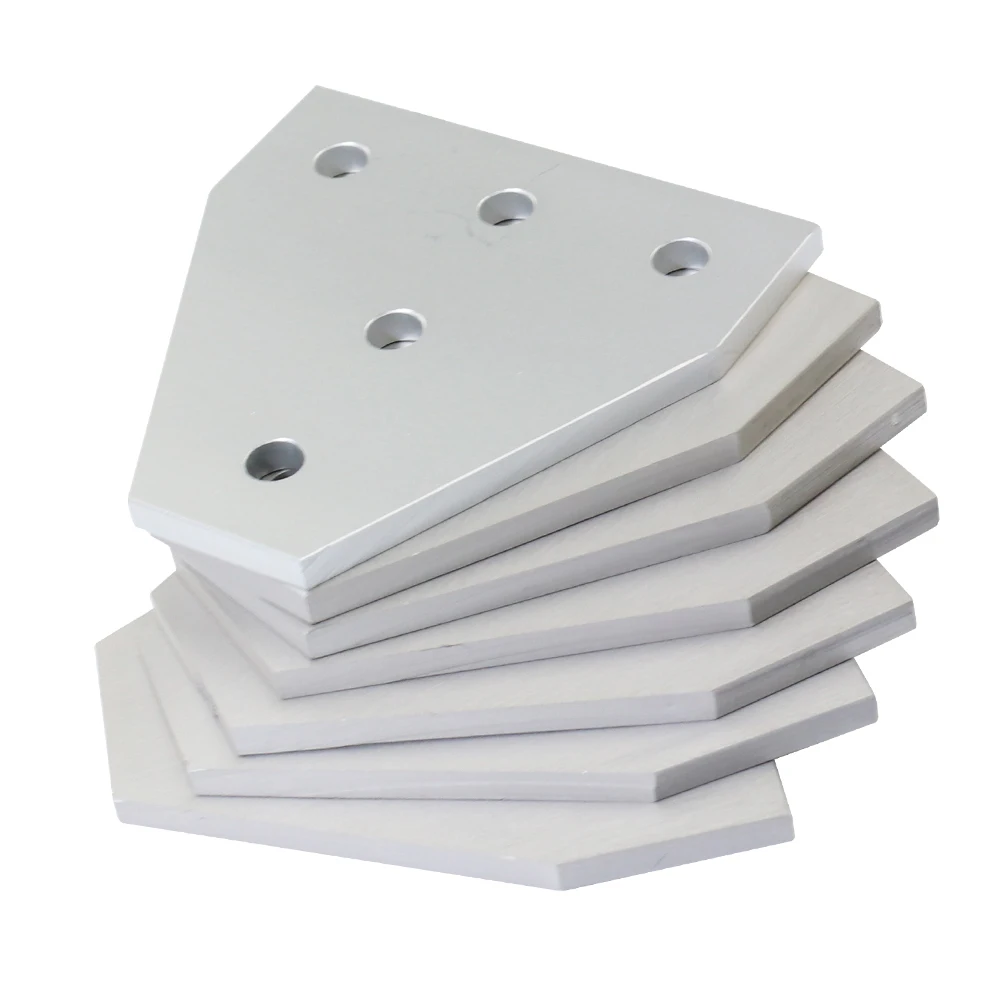 4 шт 5 отверстий 90 градусов совместные коллегии пластина угол кронштейн