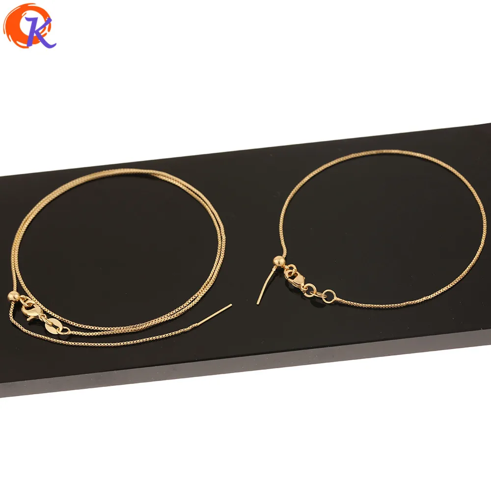 

Cordial Design 10Pcs Jewelry Accessories/Chains For Bracelet Findings/Genuine Gold Plating/Hand Made/Necklace Chain/DIY Making