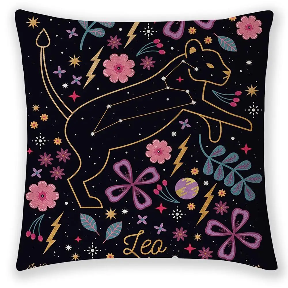 

Creative Fantasy Star Sky Cotton Linen Living Room Decorative Sofa Cushion Cover Square Throw Pillow Case 45x45 Cm Stylish Home