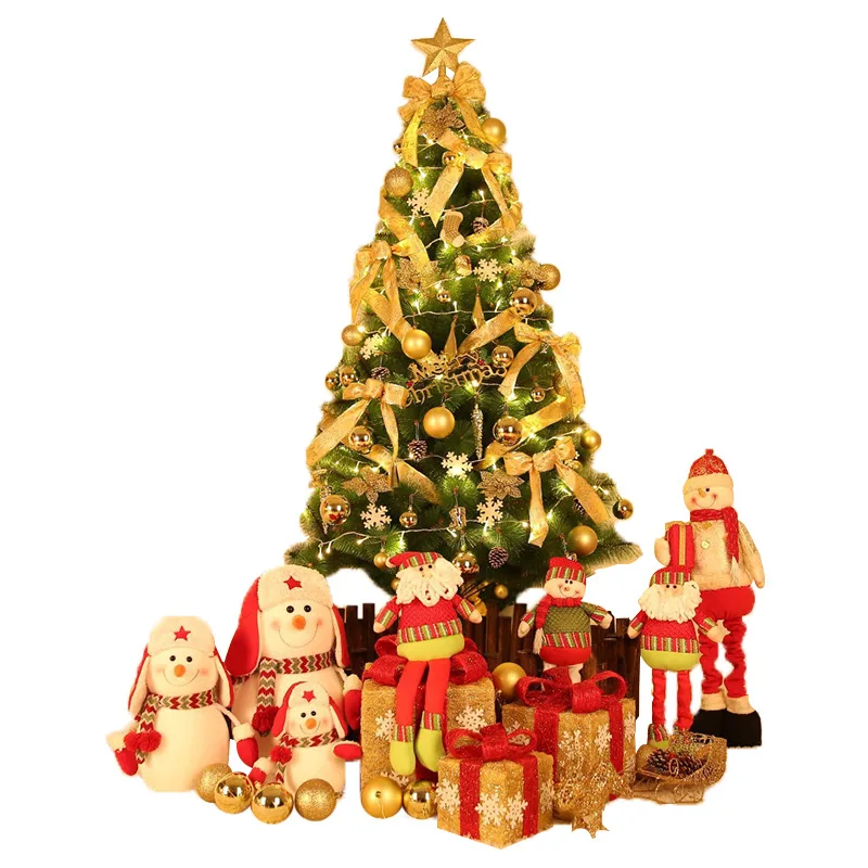 Рождественские украшения 2 1 метров роскошная Шифрованная упаковка для