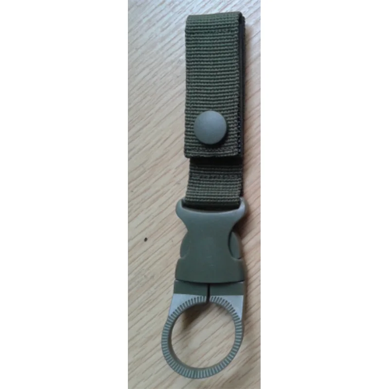 Molle прикрепить лямки Открытый Quickdraw рюкзак с карабином вешалка крюк лагерь Поход бутылка для воды клип висячая застежка пряжка Держатель Инструмент