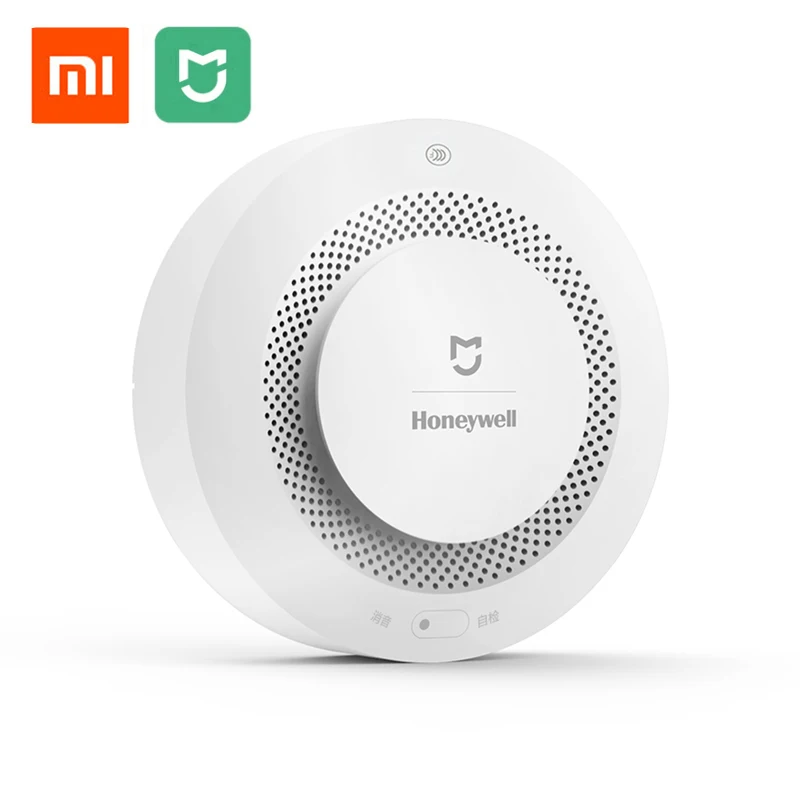 

Датчик дыма Xiaomi Mijia, умный детектор дыма с Bluetooth, сетчатый, совместим с пожарной сигнализацией, дистанционным управлением, датчиком звуковог...